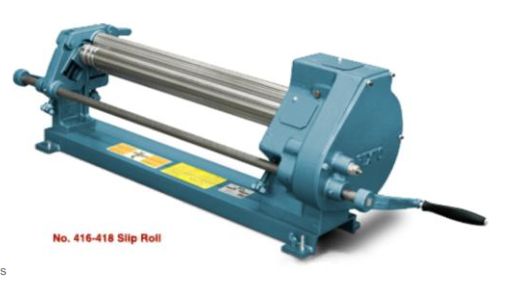 [3189] 36" x 16-18 GA., ROPER WHITNEY, SLIP ROLLS, MODEL#390 **NEW**