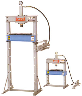 [4337] 10 Ton, DAKE UTILITY H-FRAME PRESS, B-10 (BENCH-MOUNT)(#72200) **NEW**