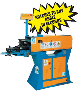 4-1/2", ERCOLINA PIPE & TUBING ABRASIVE NOTCHER, EN180 **NEW**