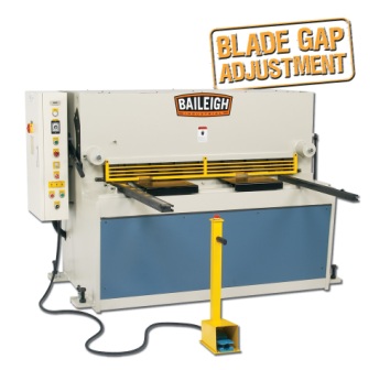 [5766] 8 Ga. x 52", BAILEIGH HYDRAULIC PLATE SHEAR, MODEL#SH-5208-HD **NEW**