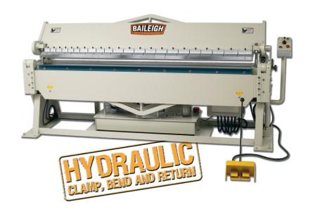 [6522] 12 Ga. x 8', BAILEIGH HYDRAULIC BOX & PAN BRAKE, MODEL#BB-9612H **NEW**
