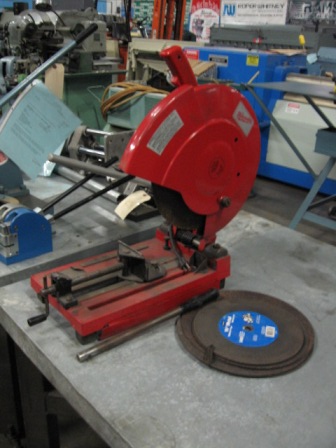[6572] 14", MILWAUKEE Abrasive Cut-Off Machine, MODEL#6176-20, USED