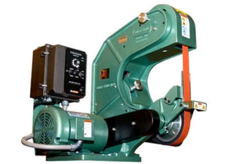 [7338] NO. 760, BURR KING (1.5"X60" or 2"X60") THREE WHEEL BELT GRINDER, MODEL#760, NEW