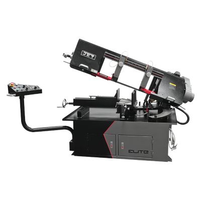 [8154] 10" x 18", ELITE DUAL MITERING HORIZ BANDSAW, STK#891070, MODEL#EHB-1018VM, NEW