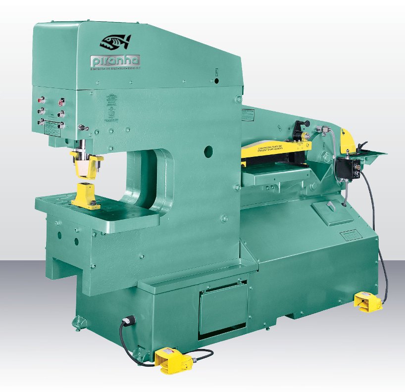 [10018] PIRANHA 140-TON DUAL-OPERATOR IRONWORKER, MODEL#PII-140 **NEW**
