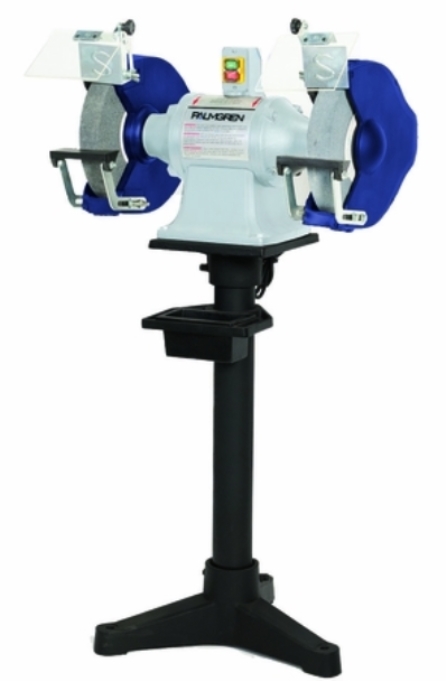 [10196] 12" PALMGREN GRINDER W/PEDESTAL STAND & DUST COLLECT, 3PH, MODEL#9682121, NEW