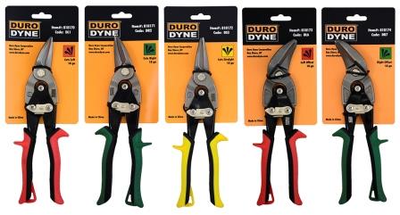 [11179] 18 Ga. DURODYNE SNIPS **NEW** 5 STYLES: DL1, DR2, DS3, DL6, DR7