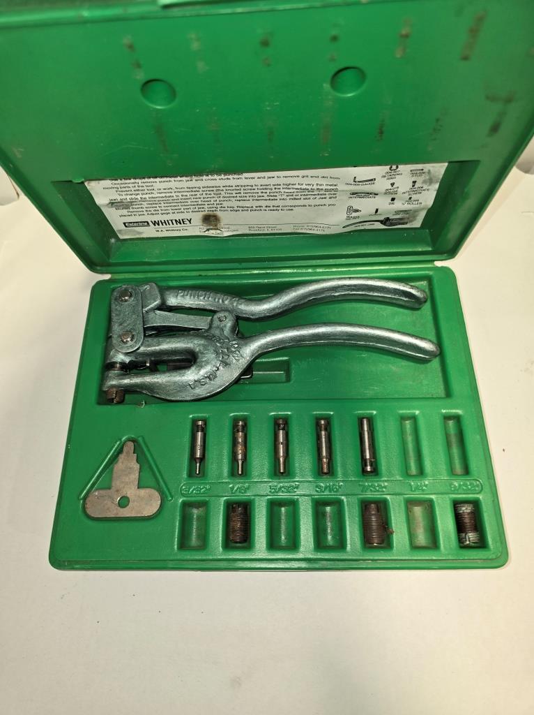 [11190] ROPER WHITNEY, #5 JR PUNCH W/TOOLING, USED