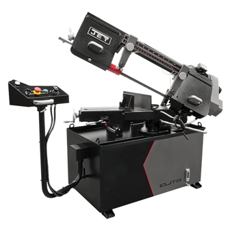 [8326] 8" x 13", ELITE MITERING HORIZ BANDSAW, STK#891020, MODEL#EHB-8VSM, **NEW**