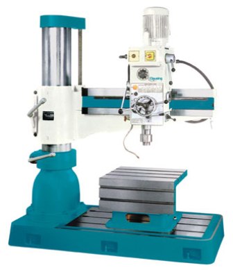 [8332] 46.1"Arm x 11.81"Column, CLAUSING RADIAL DRILL, MODEL#CL1230H, Hyd clamping