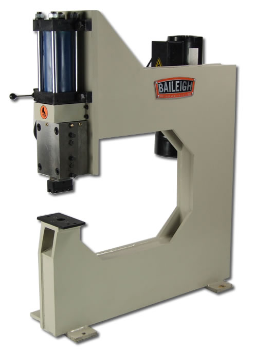 [8896] 10 Ton, BAILEIGH HYDRAULIC BENCH PRESS, 4" STROKE, MODEL#BP-10E **NEW**