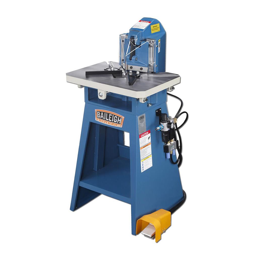 [9077] 5" x 11 GAUGE, BAILEIGH PNEUMATIC CORNER NOTCHER, MODEL#SN-F11-AN, NEW
