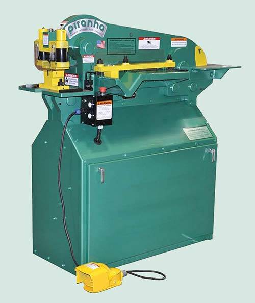 [9436] PIRANHA 50-TON SINGLE-OPERATED IRONWORKER, MODEL#P50 **NEW**
