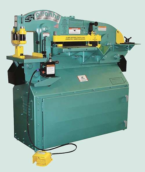 [9752] PIRANHA 65-TON SINGLE-OPERATOR IRONWORKER, MODEL#P65 **NEW**