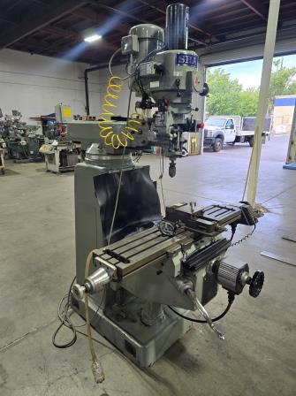 TMV, SHARP VARI-SPEED VERTICAL MILL, MODEL#TMV, BOXWAYS, PWRFEED, DRO